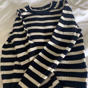 J Crew Stripped wool sweater